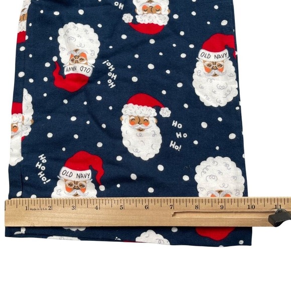 Old Navy Pajama Pants Womens 2X Navy Santa Claus Christmas Flannel Match The Fam - Picture 10 of 14